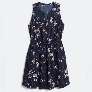 Mix By 41 Hawthorn Claira Tie Waist Floral Sleeveless Dress 2x